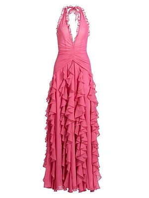 Mesh Sleeveless Gown