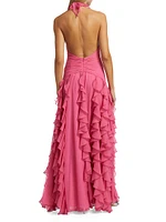 Mesh Sleeveless Gown