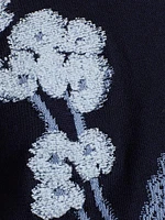 Floral Crop Sweater