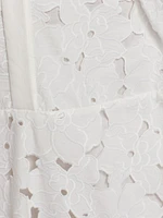 Guipure Lace Midi Shirtdress