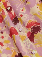 Lyra Floral Gathered Minidress
