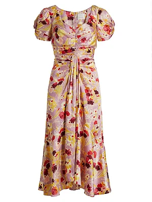 Walker Floral Midi-Dress