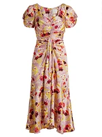 Walker Floral Midi-Dress