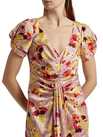 Walker Floral Midi-Dress