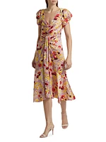 Walker Floral Midi-Dress