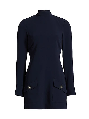 Ida Mock Turtleneck Minidress