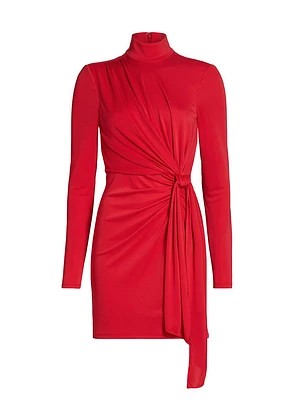 Joelene Tie-Waist Minidress