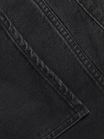 Cutler Denim Mid-Rise Straight-Leg Jeans