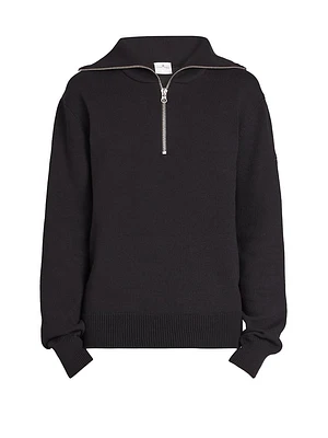 Trucker Cotton-Blend Knit Sweater