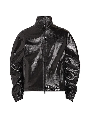 Vinyl Tracksuit Jacket