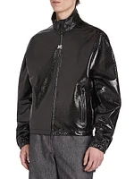 Vinyl Tracksuit Jacket