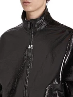 Vinyl Tracksuit Jacket