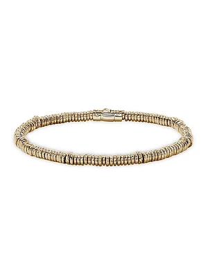 Heishi 14K Yellow Gold Bracelet