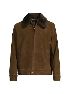 Suede Short Jacket