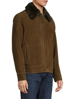Suede Short Jacket