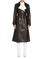 Estelle Leather Trench Coat