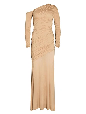 Persephone Ruched Maxi Dress