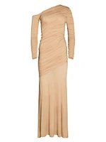Persephone Ruched Maxi Dress