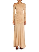 Persephone Ruched Maxi Dress