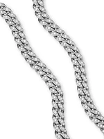 Curb Chain Necklace in Sterling Silver