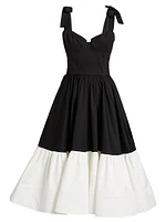 Catalina Two-Tone Midi-Dress