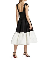 Catalina Two-Tone Midi-Dress