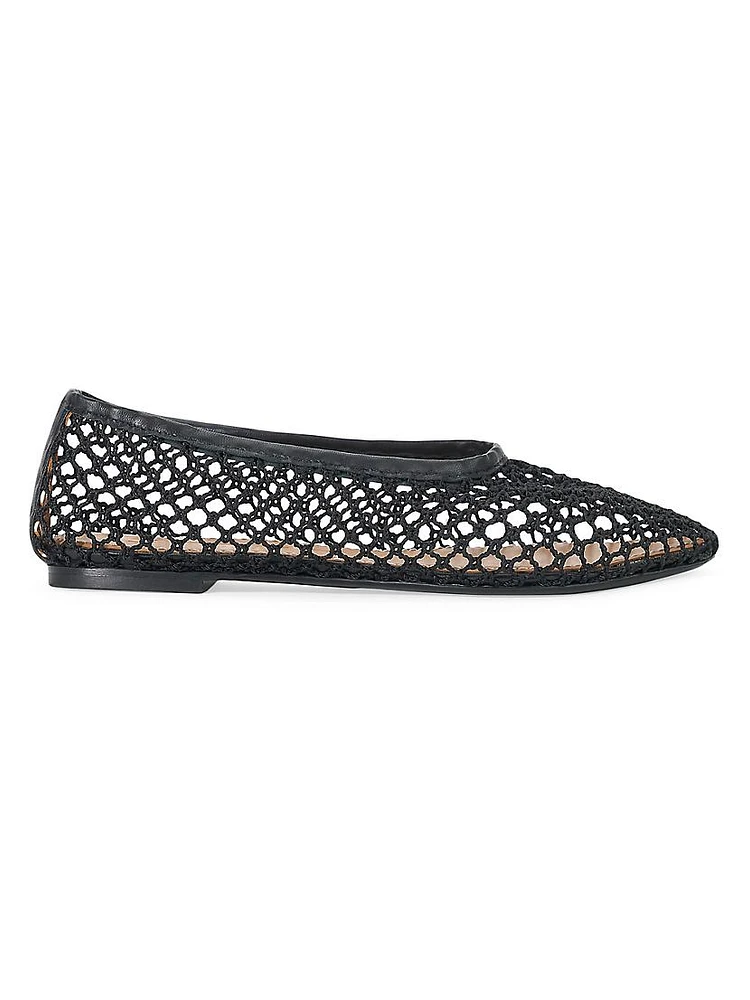 Alba Crocheted Ballet Flats