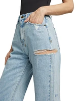 Democrazy Playback Rollin Super-High Rise Tapered Jeans