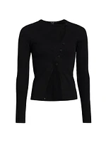 Democrazy Rework Long-Sleeve Asymmetric Top