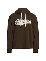 Sherpa Logo Open Hem Hoodie
