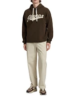 Sherpa Logo Open Hem Hoodie