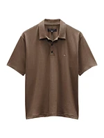 Logo Stretch Cotton Polo Shirt