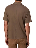 Logo Stretch Cotton Polo Shirt