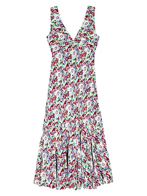 Irra Sleeveless Floral Midi-Dress
