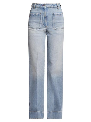Alina High-Rise Flared Jeans