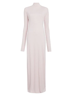 Norla Mock Turtleneck Maxi Dress