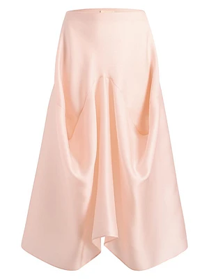 Sawyer Silk Pickup Skirt