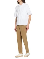 Eren Cotton Lace Button-Front Shirt