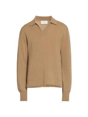 Simone Cashmere Polo Sweater