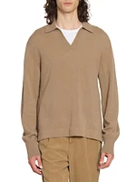 Simone Cashmere Polo Sweater