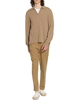 Simone Cashmere Polo Sweater