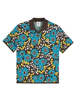adidas x Wales Bonner Floral Knit Polo Shirt