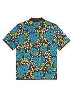 adidas x Wales Bonner Floral Knit Polo Shirt