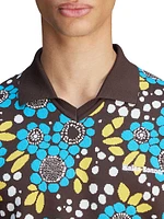 adidas x Wales Bonner Floral Knit Polo Shirt