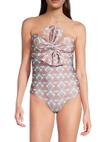 Malaga Abstract One-Piece Swimsuit