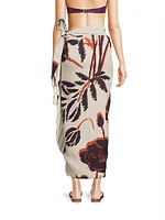 Mapara Floral Linen Skirt