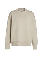 Cotton-Blend Crewneck Sweater