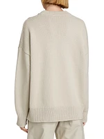 Cotton-Blend Crewneck Sweater