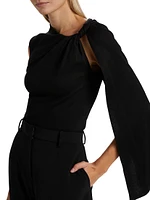 Twist Cape Cotton Top