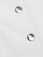 Sleeveless Button-Front Top
